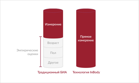 Отсутствие эмпирических переменных — точность даже для нетипичных телосложений